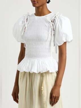 Damson Madder Becca Multi-Way Blouse - White EU Size 6/ US Size 2